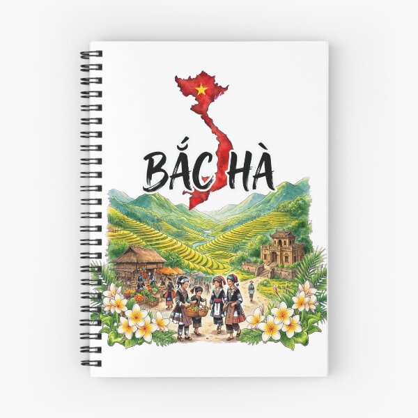 Item preview, Bac Ha Vietnam Market Rice Terraces Mountain designed and sold by Danh Style.