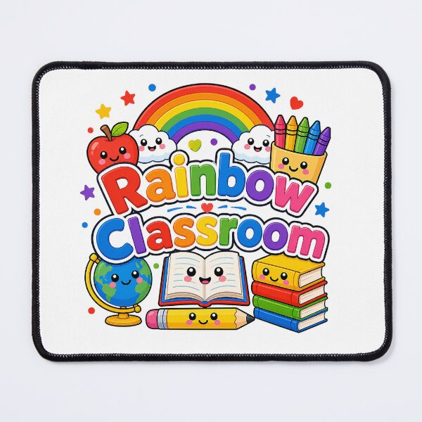 Item preview, Cute Rainbow Classroom Kawaii School Supplies Teacher Student designed and sold by shemodas.