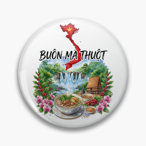Item preview, Buon Ma Thuot Vietnam Coffee Capital Central Highlands designed and sold by Danh Style.