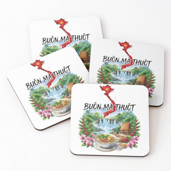Item preview, Buon Ma Thuot Vietnam Coffee Capital Central Highlands designed and sold by Danh Style.