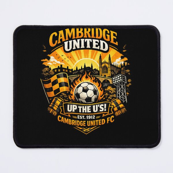 Item preview, Cambridge United – Up The U's! | Retro Football Fan T-Shirt Design designed and sold by GarnerSupplyCo.