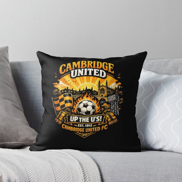 Item preview, Cambridge United – Up The U's! | Retro Football Fan T-Shirt Design designed and sold by GarnerSupplyCo.