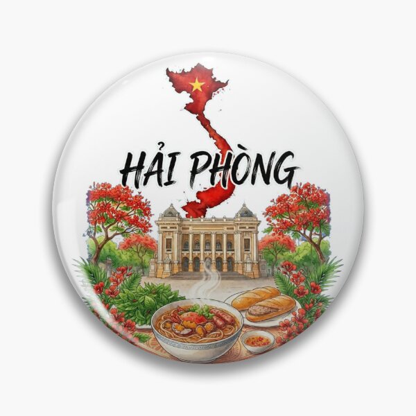 Item preview, Hai Phong Vietnam City Opera House Red Poinciana designed and sold by Danh Style.