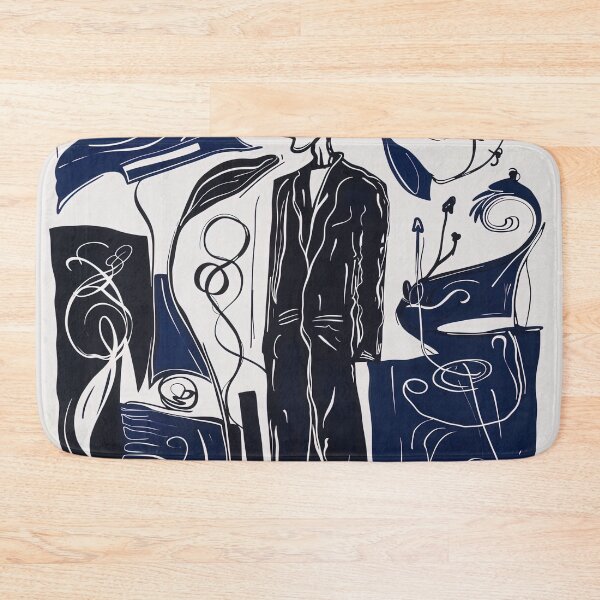 Item preview, Cult of Reason - Blue Abstract Art designed and sold by shadow-bloom.
