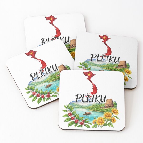 Item preview, Pleiku Vietnam Central Highlands Coffee Lake Wild Sunflowers designed and sold by Danh Style.