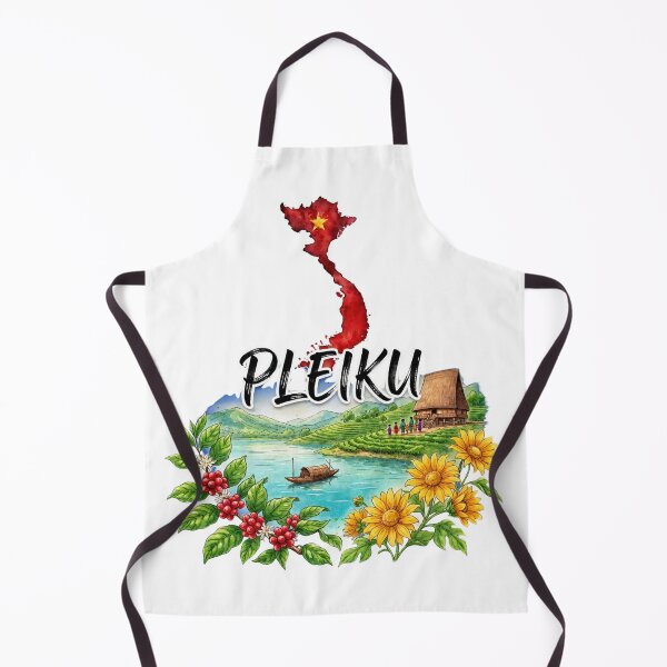 Item preview, Pleiku Vietnam Central Highlands Coffee Lake Wild Sunflowers designed and sold by Danh Style.