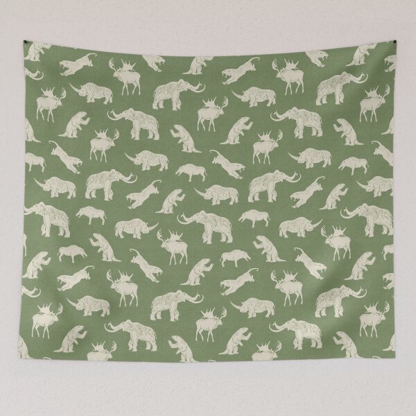 Item preview, Extinct Prehistoric Animals in Green designed and sold by somecallmebeth.