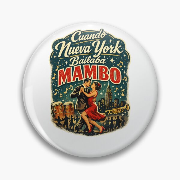 Item preview, Cuando Nueva York Bailaba Mambo – Vintage NYC Mambo Dance Design designed and sold by Past in Threads.