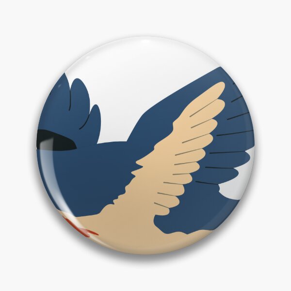 Item preview, Vintage Flying Swallow Bird Illustration designed and sold by DesignbyAnnaM.