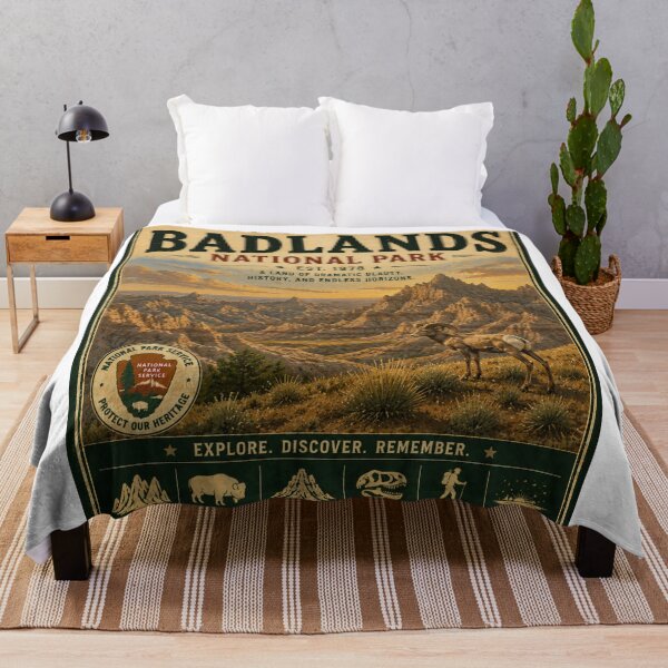Item preview, Badlands National Park designed and sold by SlanPOD.