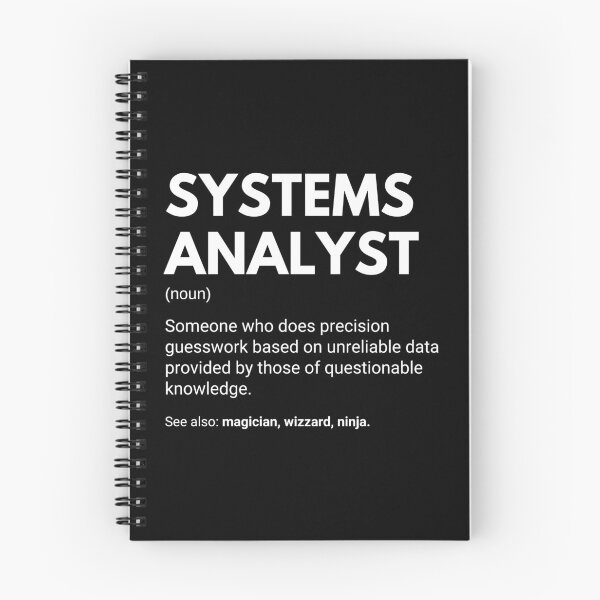 Item preview, Systems Analyst Funny Work Definition designed and sold by CuteLovelyDesigns.