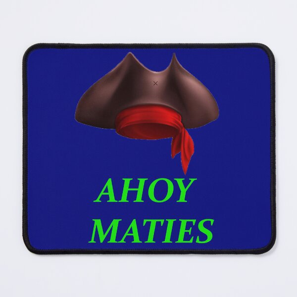 Item preview, Ahoy Maties Pirate Hat Typography designed and sold by MA-Apparel.