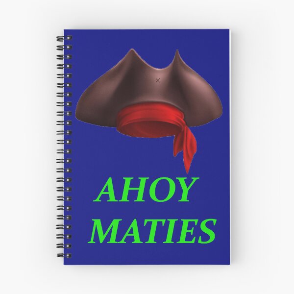 Item preview, Ahoy Maties Pirate Hat Typography designed and sold by MA-Apparel.