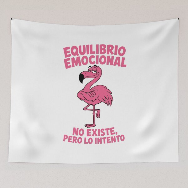 Item preview, Flamenco Equilibrio Emocional Frase designed and sold by NullSpacePrints.