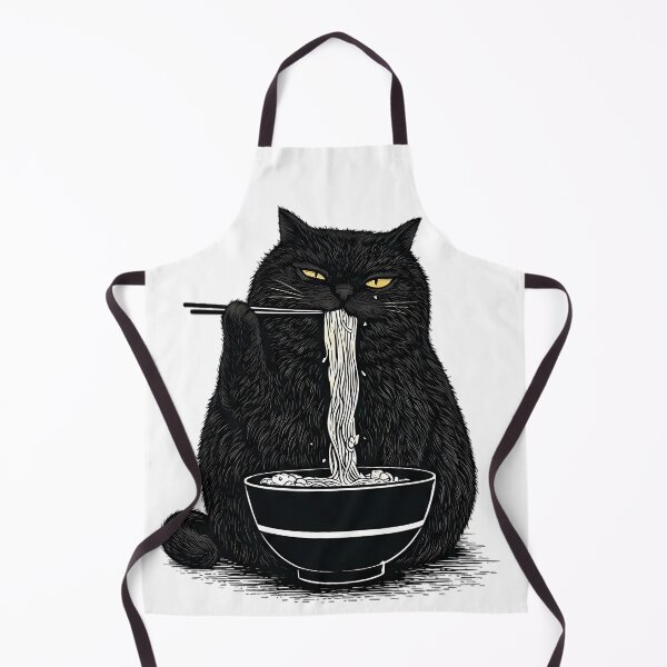 Item preview, Ramen Cat Attitude designed and sold by NexxaStoree.