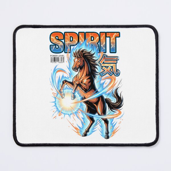 Item preview, Spirit Ki Anime Power Level Horse Energy Blast Tee designed and sold by CornishPixiPony.