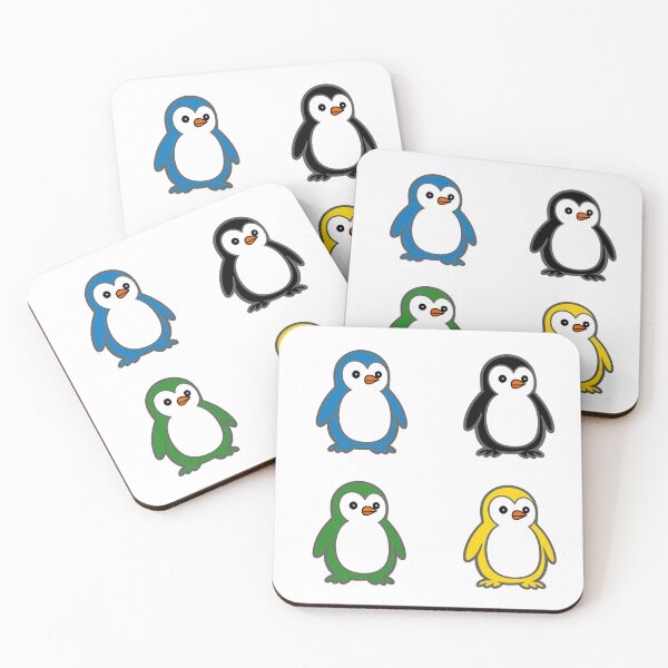 Item preview, Minimalist Penguin Quartet | Clean Vector Mascot Set designed and sold by Pippo-Penguin.