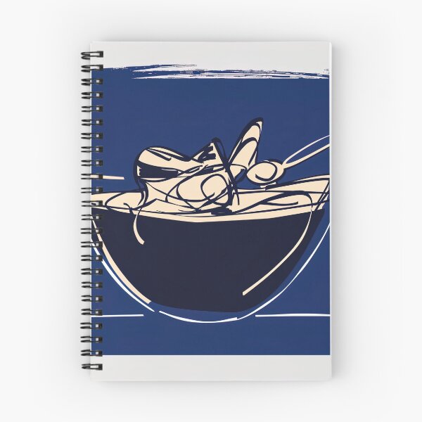 Item preview, Curry - Blue Abstract Art designed and sold by shadow-bloom.