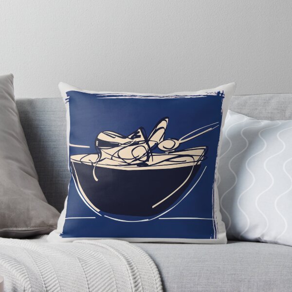 Item preview, Curry - Blue Abstract Art designed and sold by shadow-bloom.