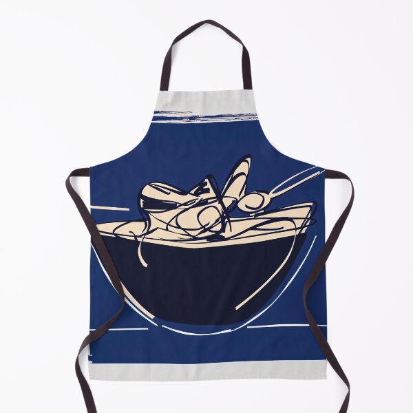 Item preview, Curry - Blue Abstract Art designed and sold by shadow-bloom.