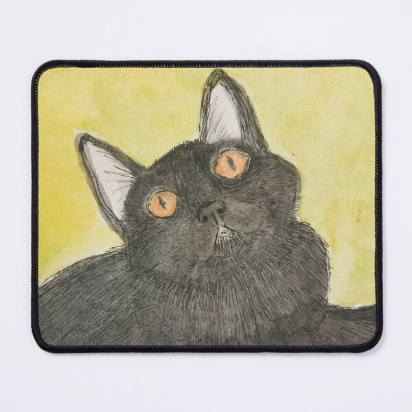 Item preview, Line and Wash Black Cat designed and sold by 8bitblackcat.