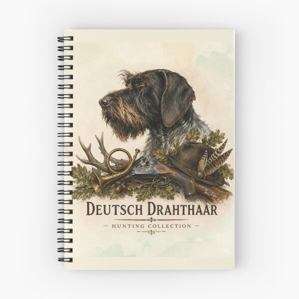 Item preview, German Wirehaired Pointer – Hunting Collection designed and sold by TammyHunterArt.