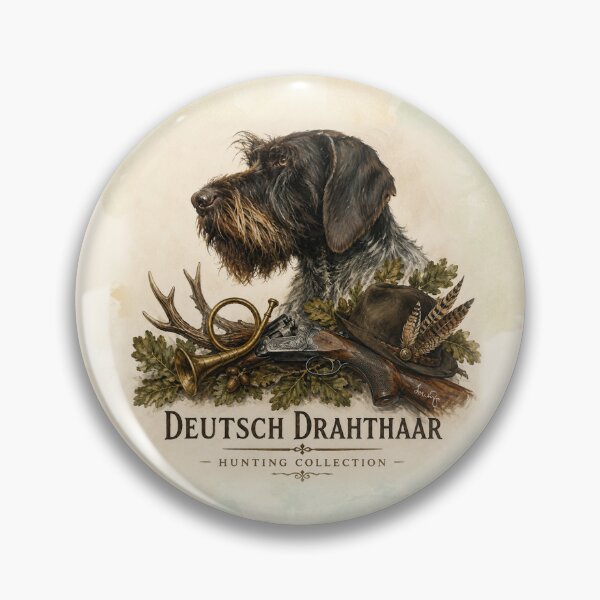 Item preview, German Wirehaired Pointer – Hunting Collection designed and sold by TammyHunterArt.