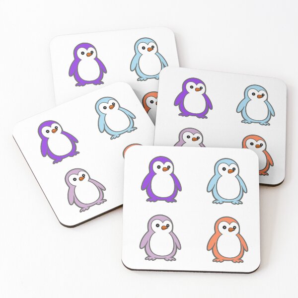 Item preview, Minimalist Penguin Quartet | Clean Vector Mascot Set designed and sold by Pippo-Penguin.