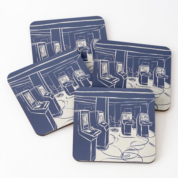 Item preview, Cybercafe - Blue Abstract Art designed and sold by shadow-bloom.