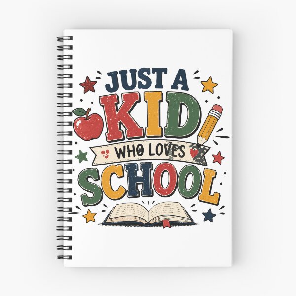 Item preview, Just a Kid Who Loves School T-Shirt | Cute Back to School Kids Shirt designed and sold by Sunday.Supply.