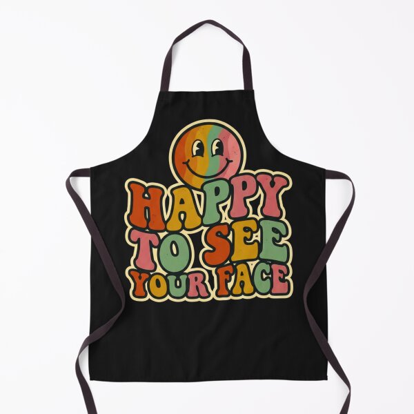 Item preview, Happy To See Your Face Funny Kindergarten Teacher Back To School designed and sold by WeirdlyMild.