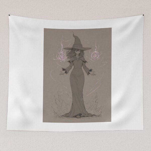 Item preview, Art - Modern Witch Character, Dynamic Manga Illustration designed and sold by AnimeShin.