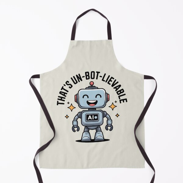 Item preview, That’s Un-bot-lievable – Funny AI Robot Pun Design designed and sold by Jollys-ArtShop.