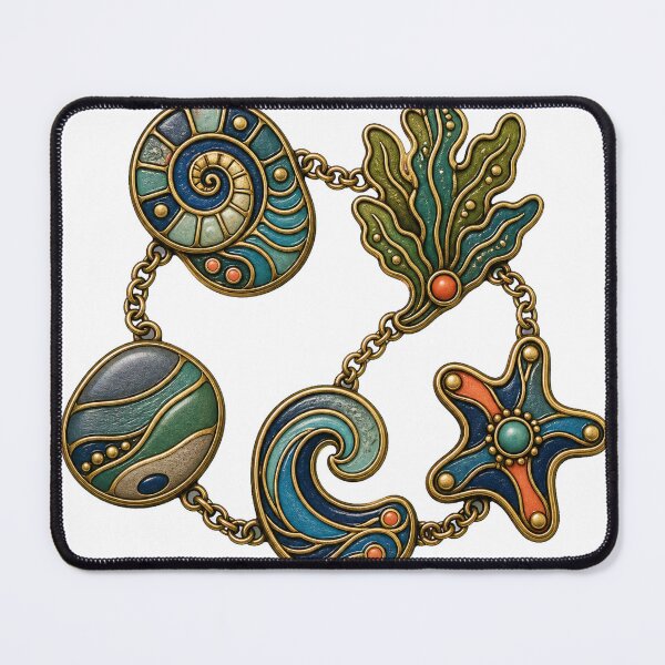Item preview, Heirloom Tidepool Pin Set designed and sold by GraphycoPublish.