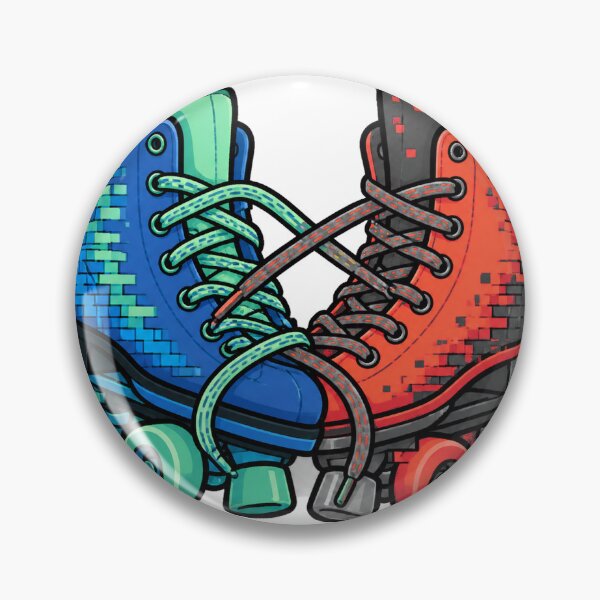 Item preview, Mismatched Glitch Skates designed and sold by GraphycoPublish.