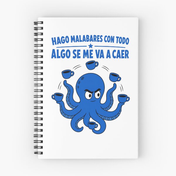 Item preview, Pulpo Malabares Cafe Frase Graciosa designed and sold by NullSpacePrints.