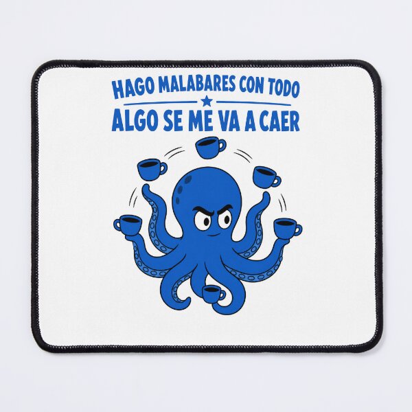 Item preview, Pulpo Malabares Cafe Frase Graciosa designed and sold by NullSpacePrints.