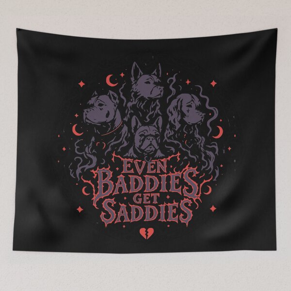 Item preview, Even Baddies Get Saddies Ghost Dogs | Four ghost dogs designed and sold by Simon-art-land.