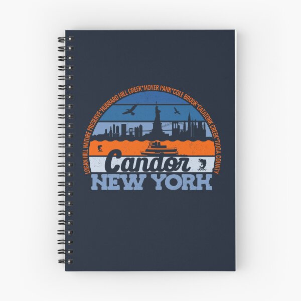 Item preview, Candor New York Sunset Retro Vintage Local Pride Logo designed and sold by CRHPOD20.