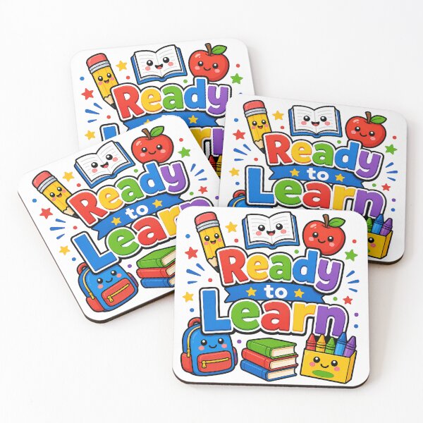 Item preview, Ready to Learn Cute Kawaii Back to School Supplies Teacher Student designed and sold by shemodas.