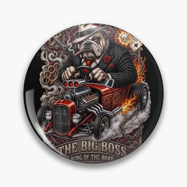 Item preview, The Big Boss Bulldog – King of the Road designed and sold by FREENATION2026.