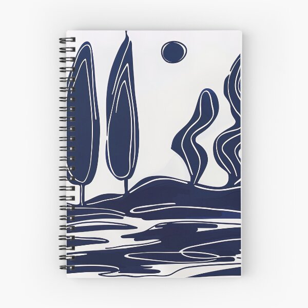 Item preview, cypress - Blue Abstract Art designed and sold by shadow-bloom.