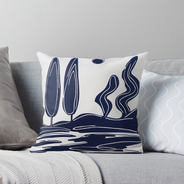 Item preview, cypress - Blue Abstract Art designed and sold by shadow-bloom.