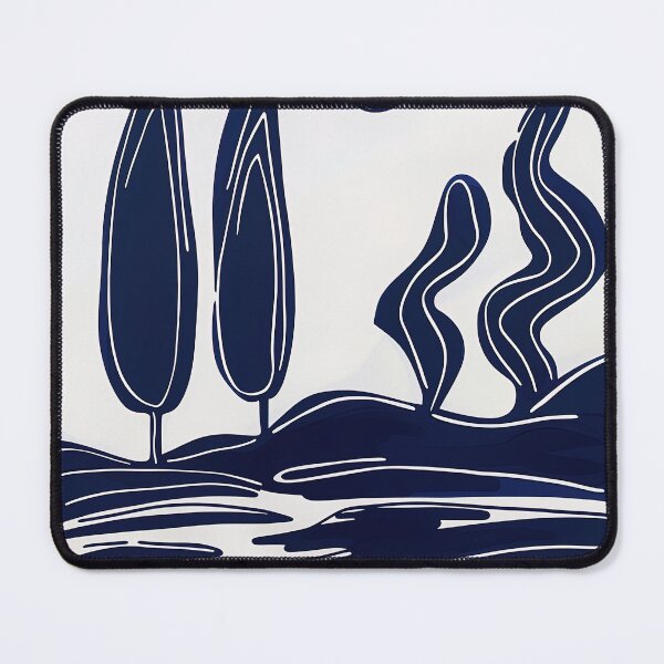 Item preview, cypress - Blue Abstract Art designed and sold by shadow-bloom.