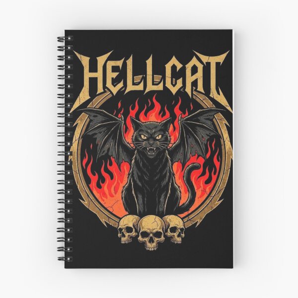 Item preview, Hellcat Gothic Demon Cat Heavy Metal designed and sold by Xyshope.