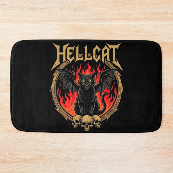 Item preview, Hellcat Gothic Demon Cat Heavy Metal designed and sold by Xyshope.
