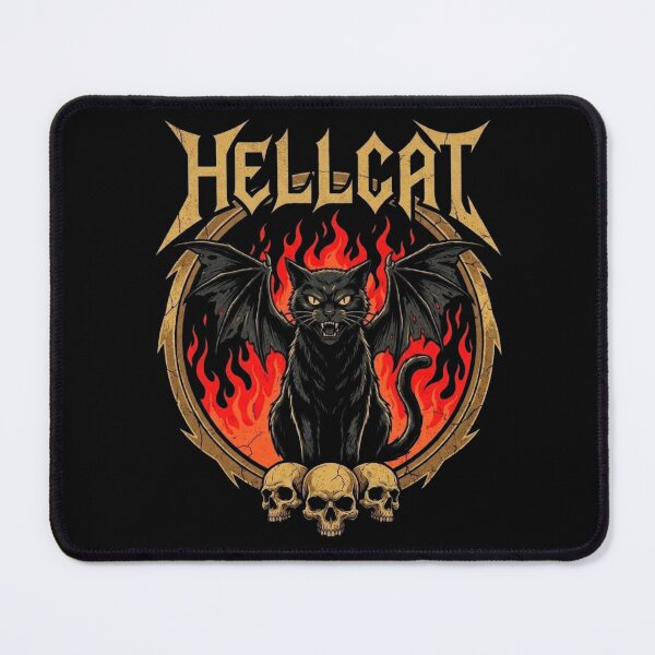 Item preview, Hellcat Gothic Demon Cat Heavy Metal designed and sold by Xyshope.