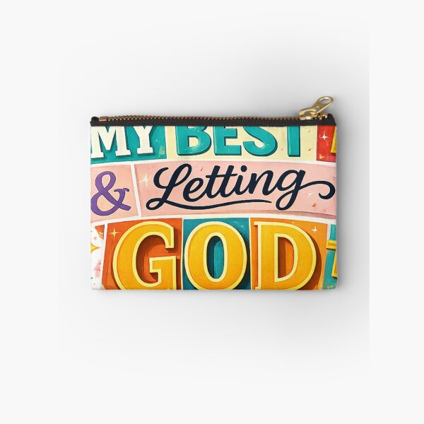 Item preview, Doing My Best And Letting God Do The Rest Christian Faith Cute T-Shirt designed and sold by konfikkonfik.