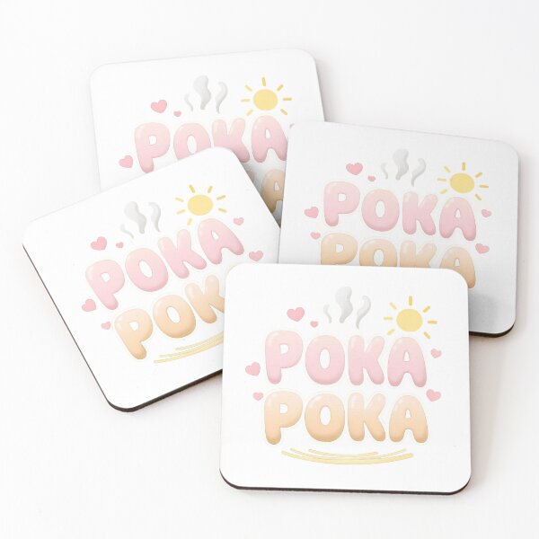 Item preview, Poka Poka Cozy Warmth Onomatopoeia designed and sold by MOSIDRIP™.