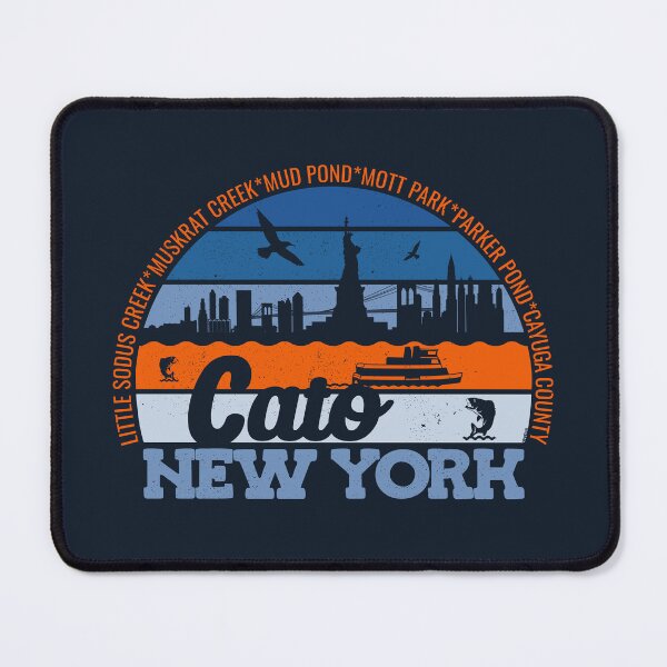 Item preview, Cato New York Sunset Retro Vintage Local Pride Logo designed and sold by CRHPOD20.